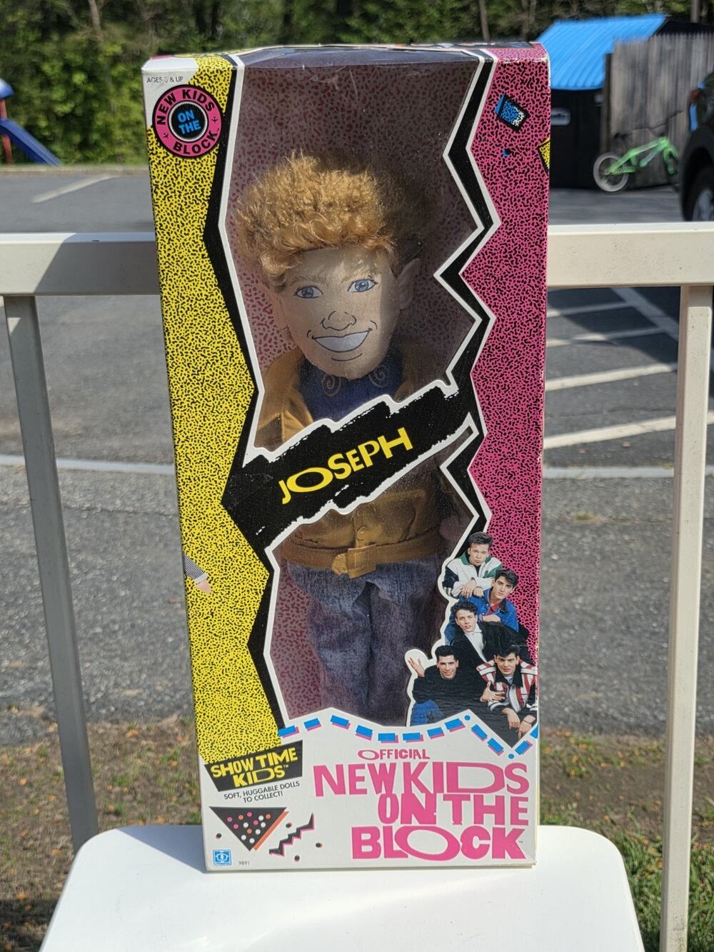 New Kids on the Block 19" Huggable Plush Doll - Joseph - 1990 - New in Box - NIB